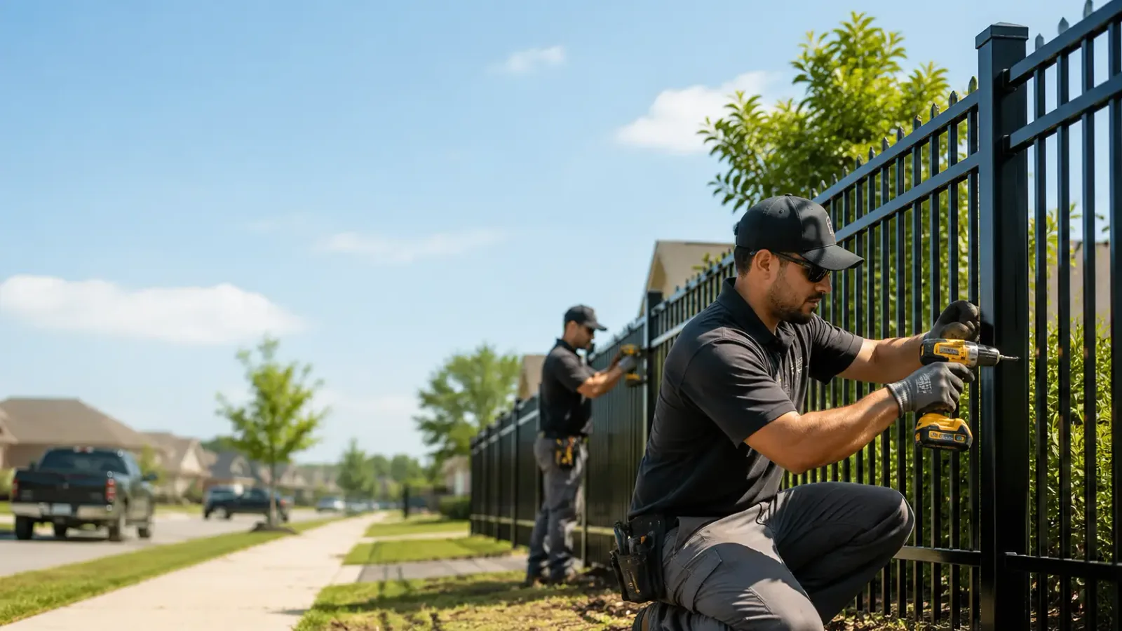 Metal Fence Installation in Calhoun, GA